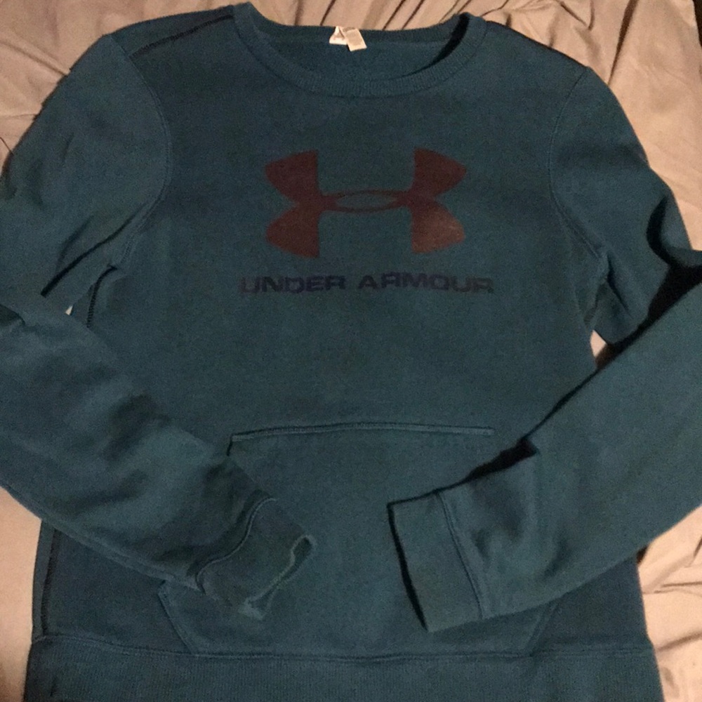 WOMENS UNDER ARMOUR SWEATSHIRT SMALL EUC